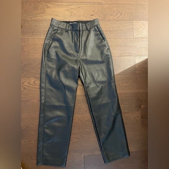 Aritzia Babaton Leather Pants- Size 0 - Picture 1 of 3